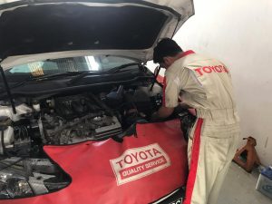 Cara Kalla Toyota Tangkal Virus Covid-19 : Cek Suhu Tubuh, Transaksi Non Tunai