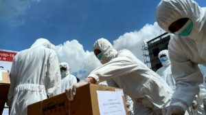 PT VDNI dan PT OSS Sumbang Setengah Juta Masker Plus 2000 APD ke Pemprov Sultra
