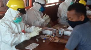65 ABK Kapal Rute Muna, Butur dan Wakatobi Jalani Rapid Test, Berikut Hasilnya !
