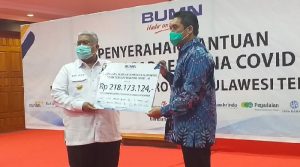 Terima Donasi BUMN Senilai Ratusan Juta Untuk Corona, Ali Mazi : Pemerintah Serius !
