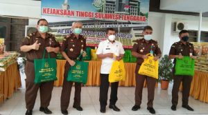 Instruksi Jaksa Agung, Kejaksaan se-Indonesia Serentak Donasi Sembako, Termasuk Sultra !