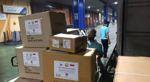 Bantuan dari Korsel Tiba di Indonesia untuk Lawan Corona COVID-19