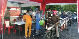 Pasca Kawal TKA China, Personil Polda Sultra Jalani Rapid Test Massal