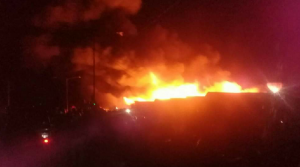 Pasar Laino Terbakar, Ratusan Kios Ludes