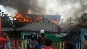 Dua Unit Rumah Warga di Muna Terbakar