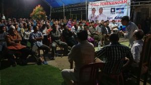 Tarung Pilkada Konsel, Endang-Wahyu Minta Restu Warga
