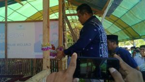 Momen HUT RI, Rusman Emba Resmikan Posko Pemenangan Sumbangan Tim Relawan
