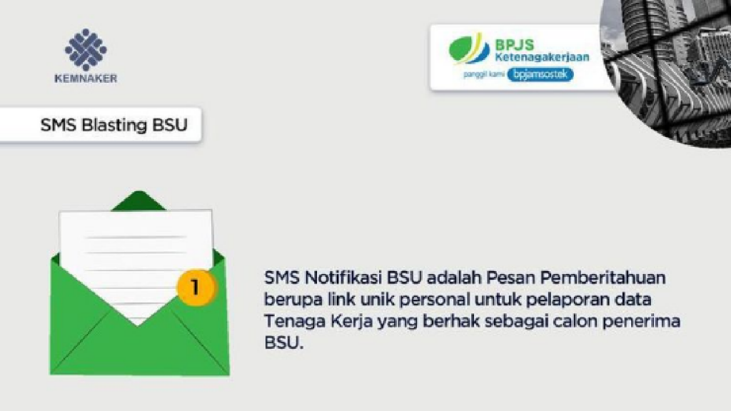 Agar Dapat Subsidi Gaji, Penerima SMS dari BPJS Ketenagakerjaan Diminta Segera Konfirmasi
