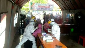 Antusias ASN Pemkot Kendari Jalani Swab Antigen Covid-19