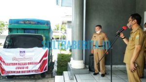 Hery Alamsyah Salurkan Puluhan Ton Bantuan Beras Organik & VCO ke Lansia di Butur
