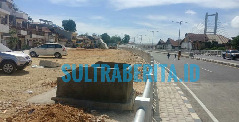 Fasilitas Parkir di Jembatan Teluk Kendari Disiapkan Bagi Yang Ingin Selfie