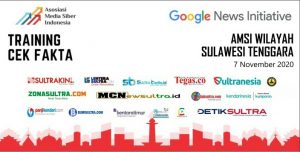 Cegah Hoax, AMSI – Google News Initiative Helat Training Cek Fakta Debat Pilkada se-Indonesia, Sultra Termasuk !