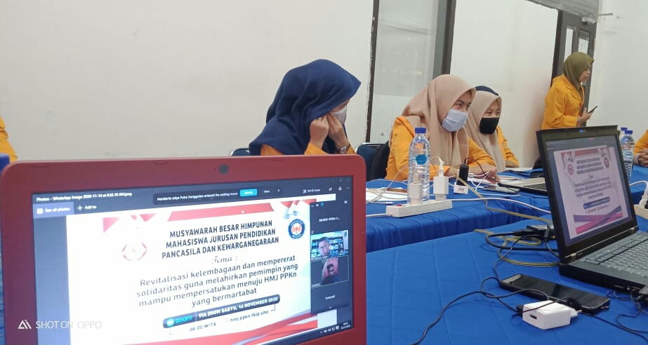Pemilihan Ketua HMJ PPKn UHO Dilakukan Secara Virtual