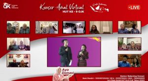 Semarak HUT ke-9 OJK Diramaikan Konser Amal, Bantu Pelajar Terdampak Pandemi