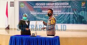 Komitmen Basmi Faham Radikal & Anti-Pancasila, IAIN Kendari & Polda Sultra Teken MoU