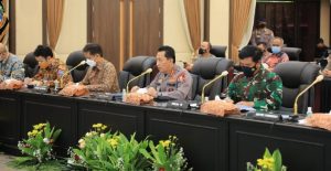 Rakor Lintas Sektoral Jelang Idul Fitri, Kapolri: Keselamatan Rakyat Hukum Tertinggi