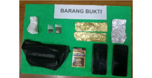 Isap Tembakau Gorilla, Tiga Milenial Kolut Diciduk Polisi