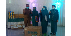 HKG PKK Mubar, Rosma Ahmad Lamani Ajak Masyarakat Sukseskan Vaksinasi Covid-19