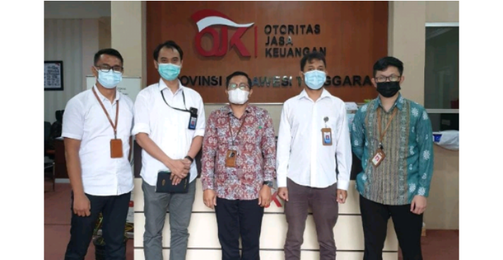 BPKP Sultra Belajar Inovasi Kehumasan di OJK Sultra
