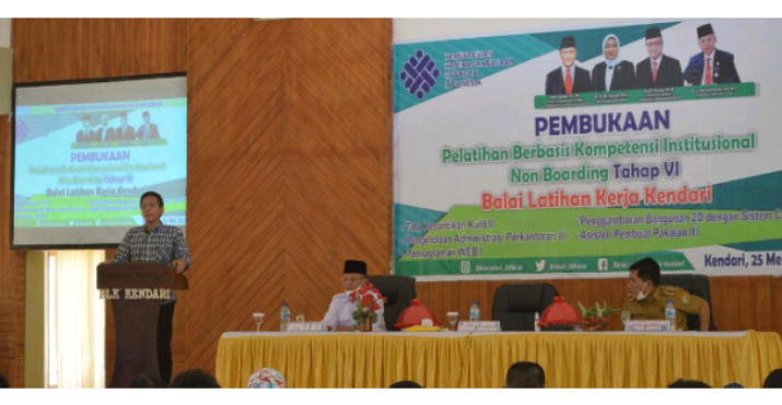 Ketua DPRD Sultra Buka Lima Paket Pelatihan di BLK Kendari