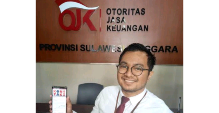 Kepala Subbagian Edukasi dan Perlindungan Konsumen (EPK) OJK Sultra Ridhony Marisson Hasudungan Hutasoit.