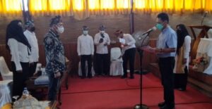 Kukuhkan Pengurus Komunitas Obrol Pemuda Kreatif dan Inovatif (KAOPI), Haliana Minta Kampanye Prokes Dimaksimalkan