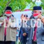 Gubernur Sultra, Ali Mazi dan Wagub Sultra, Lukman Abunawas memantau pelaksanaan Vaksinasi Merdeka, Senin (16/8/2021).