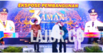 Berpelukan di Panggung Ekspose, Lukman Abunawas Selip Doa Untuk Almarhumah Agista, Janji Setia Dampingi Ali Mazi