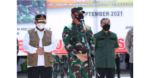 Panglima TNI Tinjau Vaksinasi di SMPN Pekanbaru