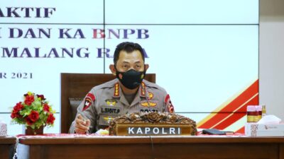 Kapolri ke Forkopimda Malang Raya : Pertahankan Angka Isoter dan Akselerasi Vaksinasi
