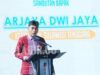 Kepala OJK Sultra, Arjaya Dwi Jaya pada pembukaan Bulan Inklusi Keuangan (BIK) Tahun 2021, Jumat (22/10/2021).