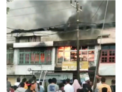 Potret 5 Ruko di Kota Lama yang Ludes Dilalap Api