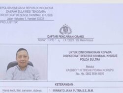 Eks Bos Bank Sultra di Konkep Jadi DPO Polda Sultra