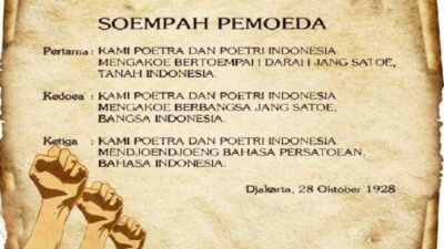 Sejarah Singkat Tercetusnya Sumpah Pemuda 28 Oktober 1928