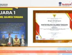 Kanwil Sultra Sabet Peringkat I Rakorwas Itjen