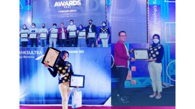 Media Lajur.co Boyong Dua Penghargaan Bank Sultra : Media Indepth Reporting & The Year’s Best Journalist 2021