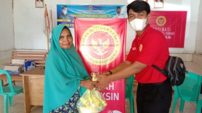 BIN Sultra Gaet Peserta Vaksin Lewat Program Bagi-bagi Sembako