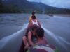 Basarnas Kendari melakukan pencarian korban diduga diterkam buata di Sungai Lasolo Kabupaten Konawe Utara, Rabu (22/12/2021).