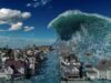 Ilustrasi bencana tsunami.