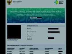 Cara Download Sertifikat Vaksin Standar WHO di PeduliLindungi