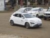 Operasional perdana mobil listrik di kawasan industri PT Vale Indonesia.