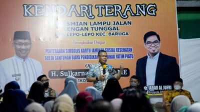 Program Kendari Terang Kini Jangkau Kawasan Lepo-lepo