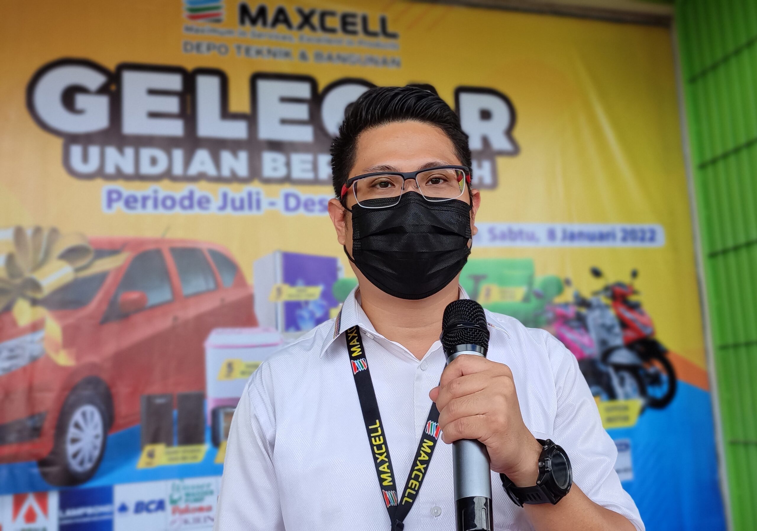 General Manager Operasional Maxcell Depo Teknik dan Bangunan Kendari, Randy Natanael.