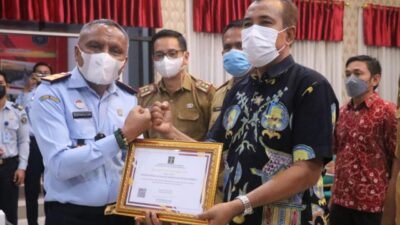 Pemprov dan Lima Pemda di Sultra ini Diganjar Penghargaan Kemenkum HAM