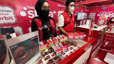 Ada Posko Siaga Telkomsel di Lippo Mall & Pantai Kamali