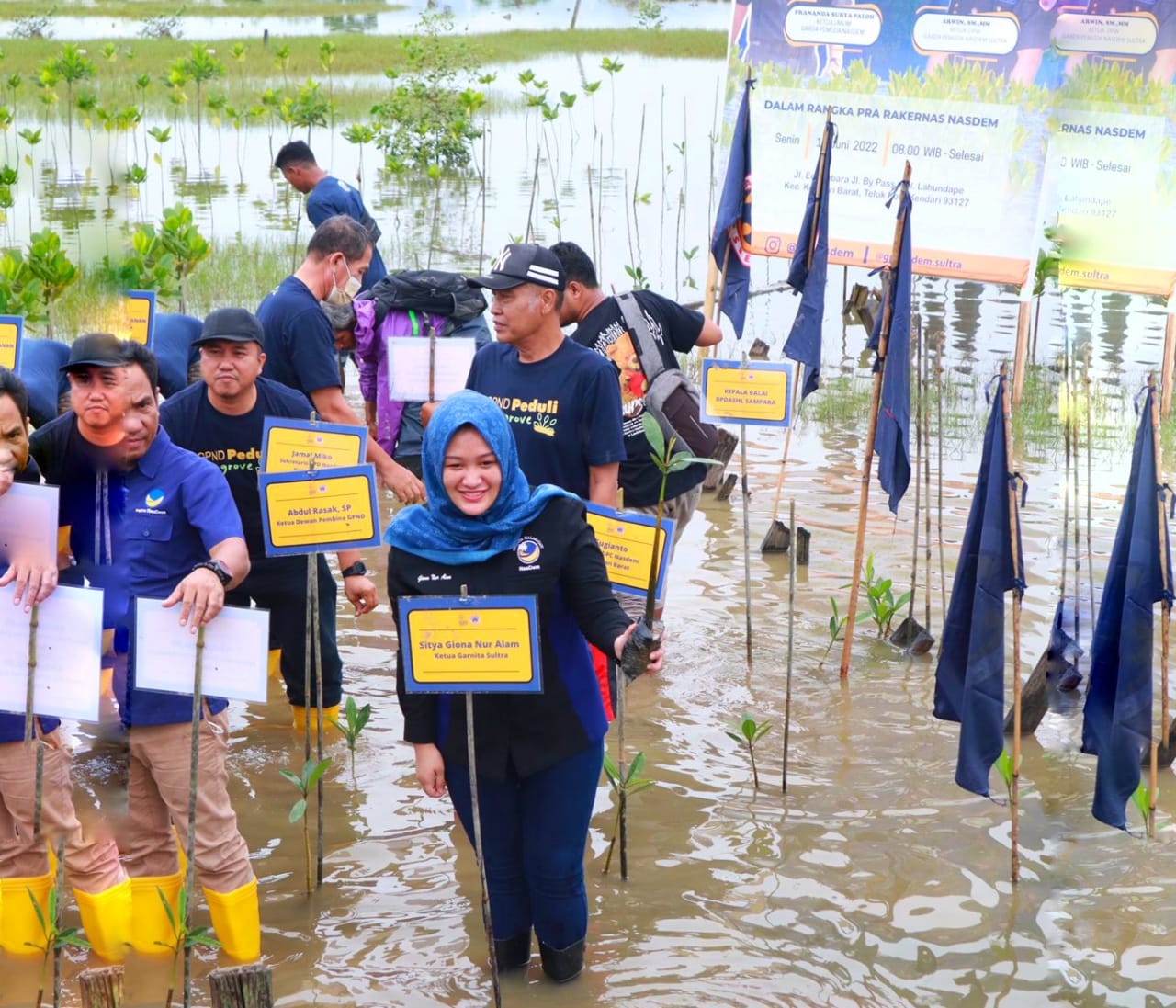 Ketua Garnita Malahayati Sultra, Sitya Giona Nur Alam.