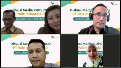 PT Vale Umumkan Daftar Direksi Baru Hasil RUPS Tahunan 2022