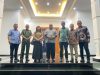CEO PT Vale Febriany Eddy bersama Vice President Director Adriansyah Chaniago,  Director Strategic Permit Budiawansyah dan Director Corporate Affairs Yusuf Suharso bersilaturahmi dengan Gubernur Sultra, Ali Mazi di Rujab Gubernur, Senin (27/6/2022).