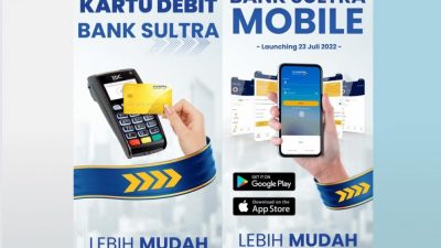 Bank Sultra Launching Kartu Debit dan Mobile Banking, Berikut Cara Aktivasinya!
