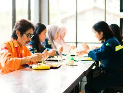Produk Organik Binaan PPM PT Vale Diolah Jadi Sajian Menu Sehat Kantin Siloku